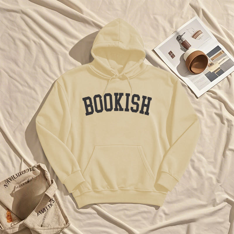 Bookish Bookworm Fleece Lined Hoodie Comfy Hooded Sweatshirts