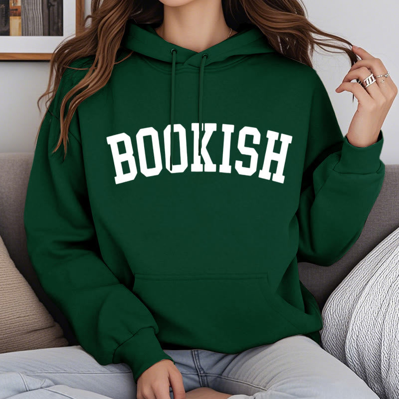 Bookish Bookworm Fleece Lined Hoodie Comfy Hooded Sweatshirts