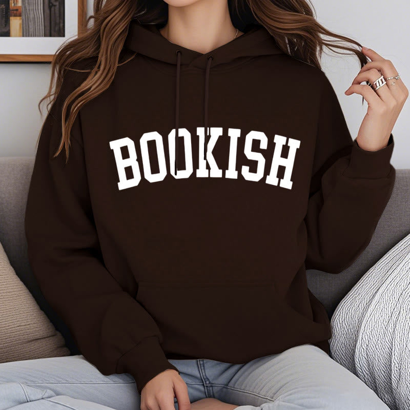 Bookish Bookworm Fleece Lined Hoodie Comfy Hooded Sweatshirts