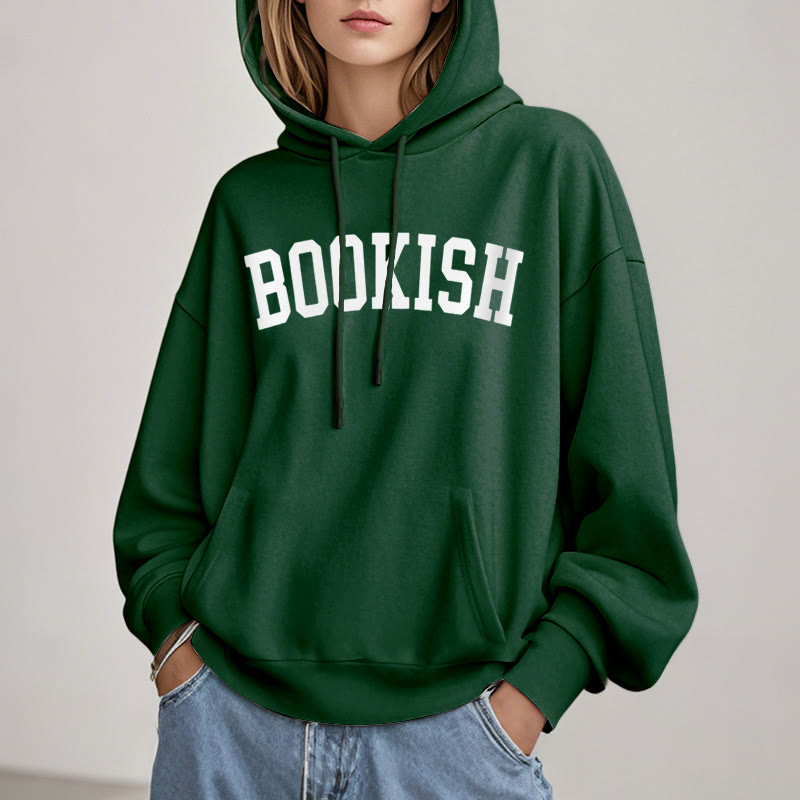 Bookish Bookworm Fleece Lined Hoodie Comfy Hooded Sweatshirts