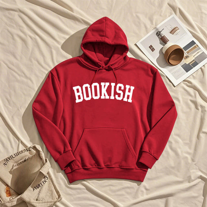 Bookish Bookworm Fleece Lined Hoodie Comfy Hooded Sweatshirts