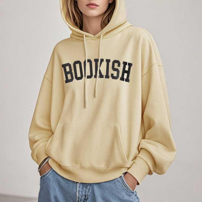 Bookish Bookworm Fleece Lined Hoodie Comfy Hooded Sweatshirts