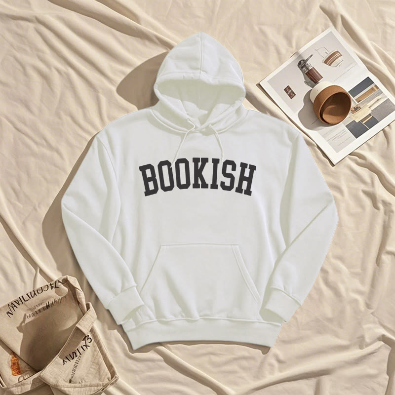 Bookish Bookworm Fleece Lined Hoodie Comfy Hooded Sweatshirts