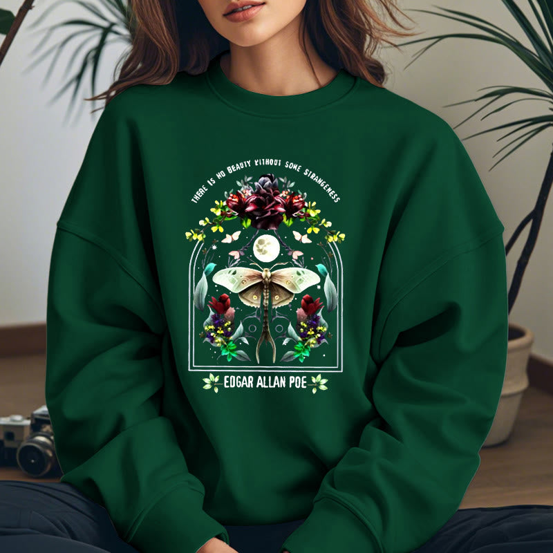 THERE'S NO BEAUTY WITHOUT SOME STRANGENESS Womens Crewneck Sweatshirt Pullover