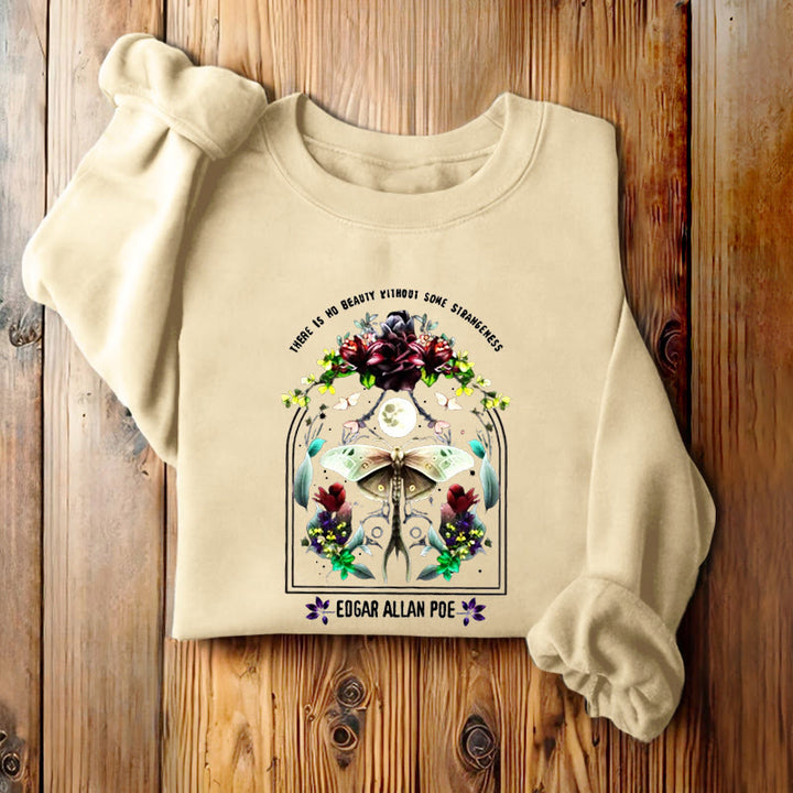 THERE'S NO BEAUTY WITHOUT SOME STRANGENESS Womens Crewneck Sweatshirt Pullover