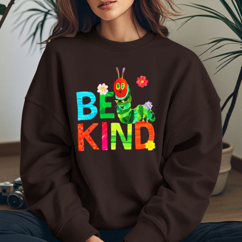 BE KIND Womens Crewneck Sweatshirt Pullover