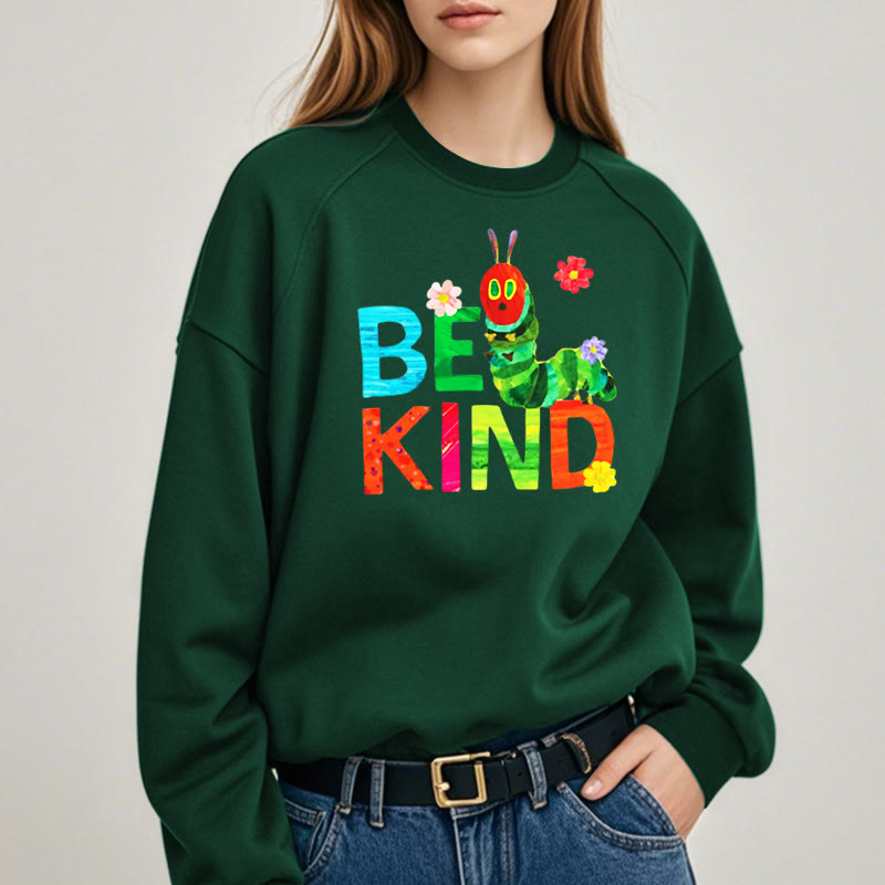 BE KIND Womens Crewneck Sweatshirt Pullover