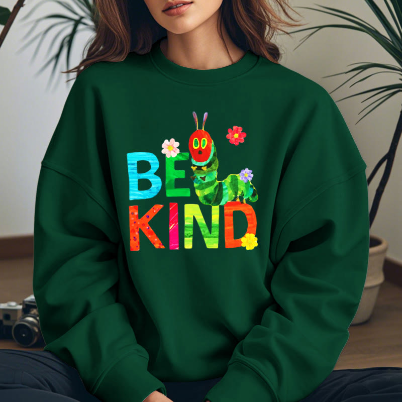 BE KIND Womens Crewneck Sweatshirt Pullover