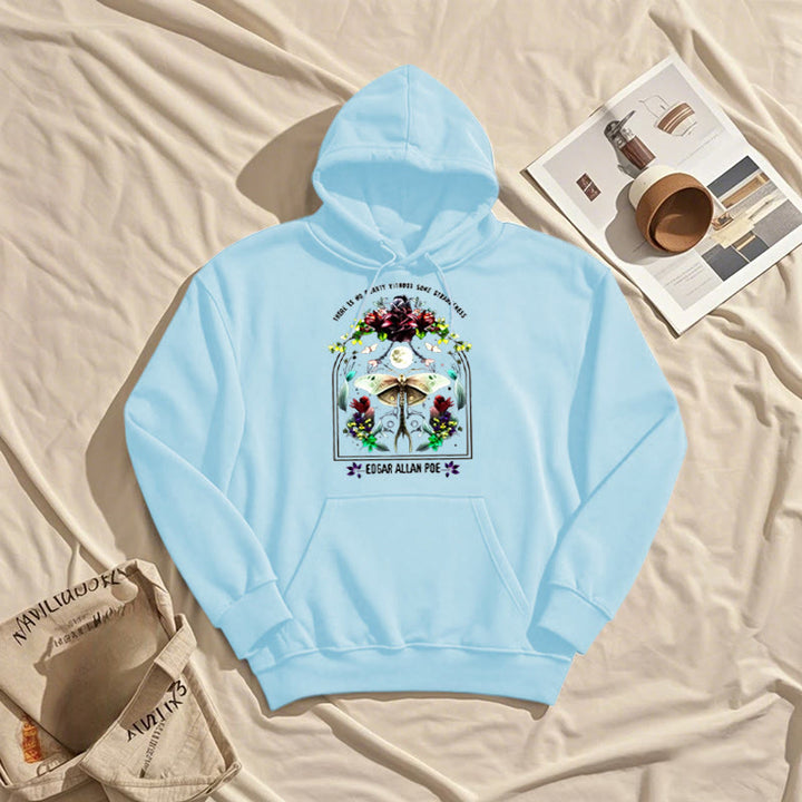 There Is No Beauty Without Some Strangeness Fleece Lined Hoodie