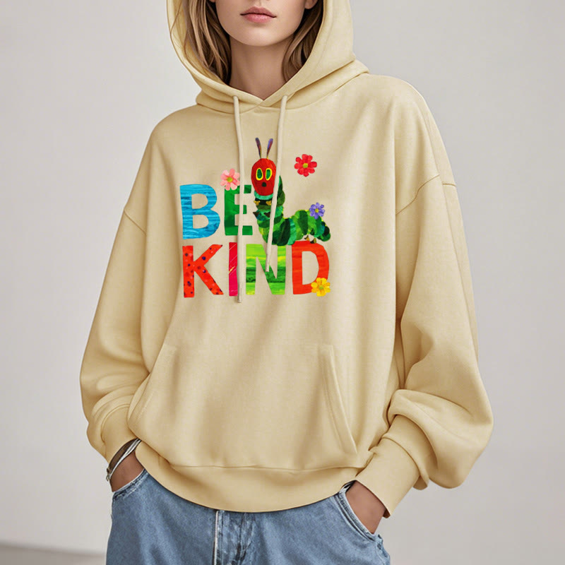 Be Kind Fleece Lined Hoodie Comfy Hooded Sweatshirts