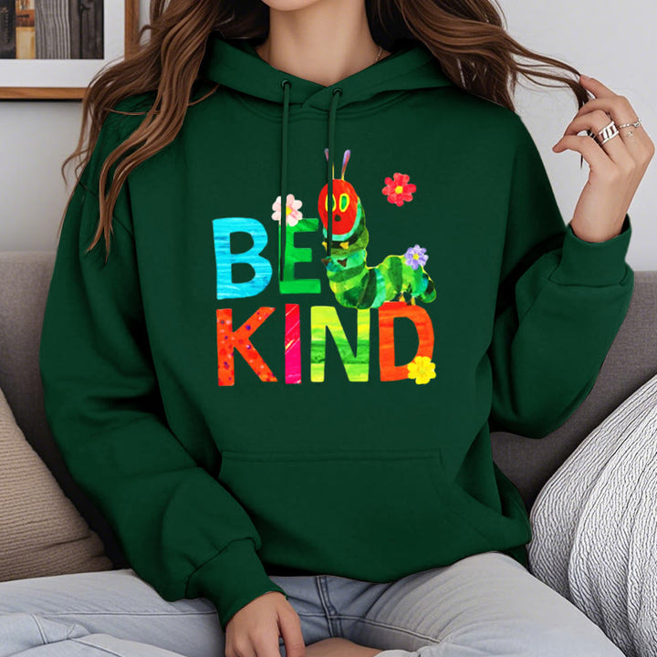 Be Kind Fleece Lined Hoodie Comfy Hooded Sweatshirts