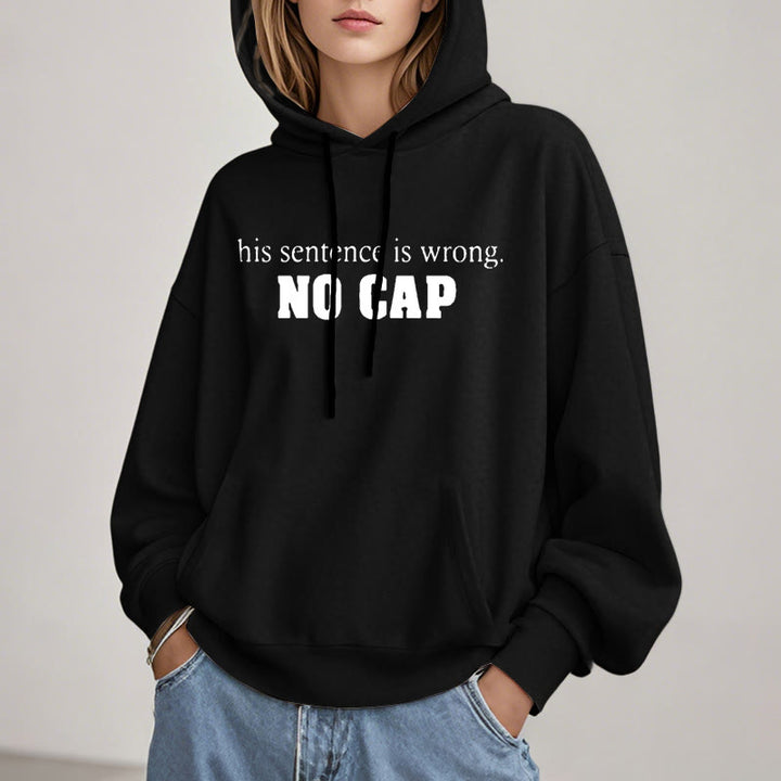 this sentence is wrong Fleece Lined Hoodie Comfy Hooded Sweatshirts