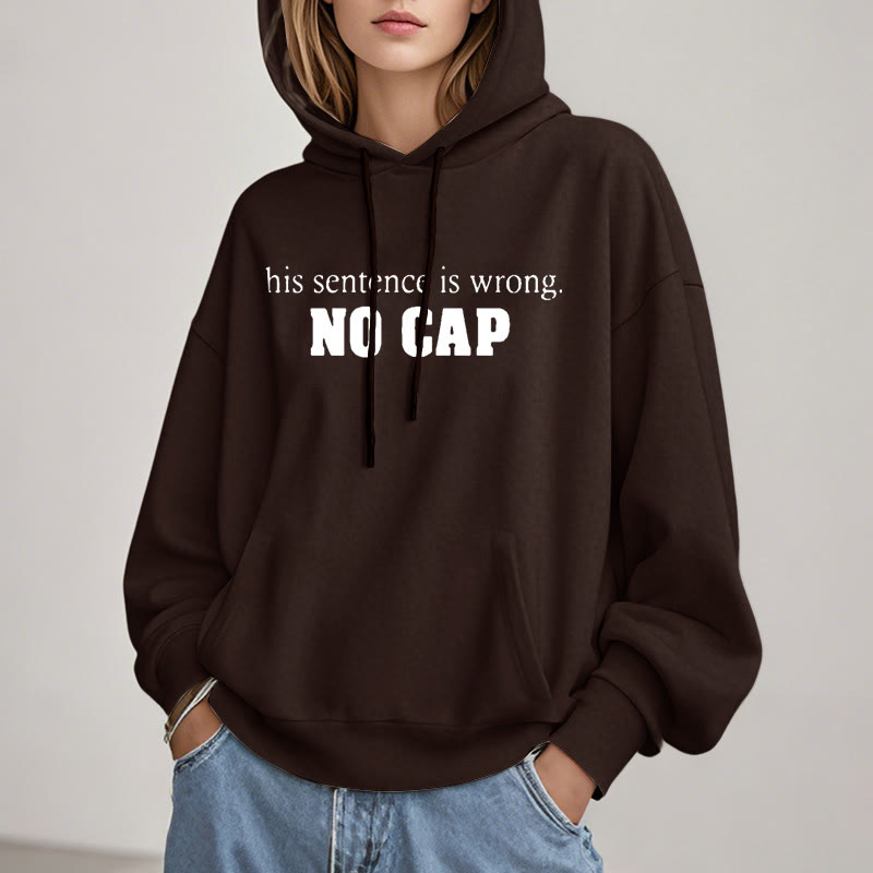 this sentence is wrong Fleece Lined Hoodie Comfy Hooded Sweatshirts