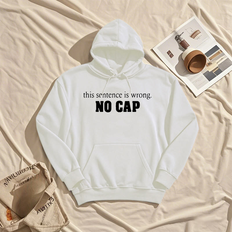 this sentence is wrong Fleece Lined Hoodie Comfy Hooded Sweatshirts