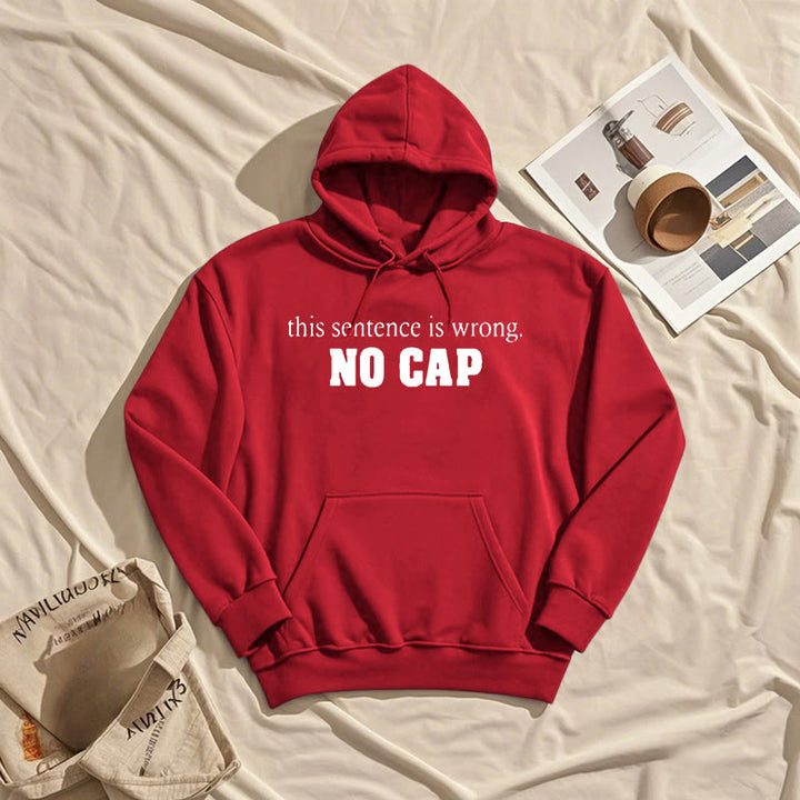 this sentence is wrong Fleece Lined Hoodie Comfy Hooded Sweatshirts