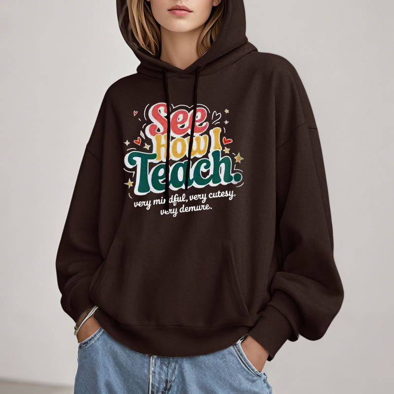 Very Mindful Fleece Lined Hoodie Comfy Hooded Sweatshirts