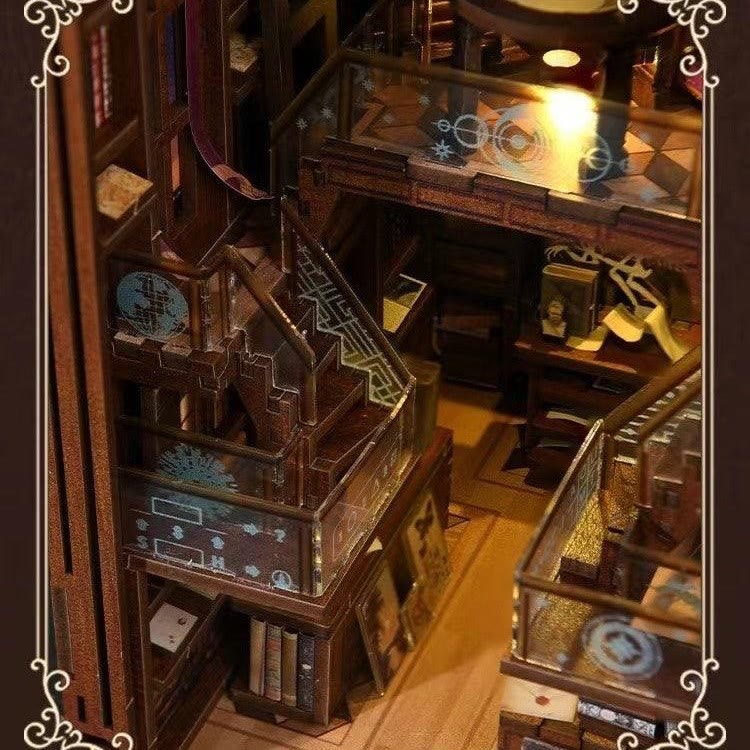 Jay Walker Private Library DIY Book Nook Miniature Kit 3D Wooden Puzzle