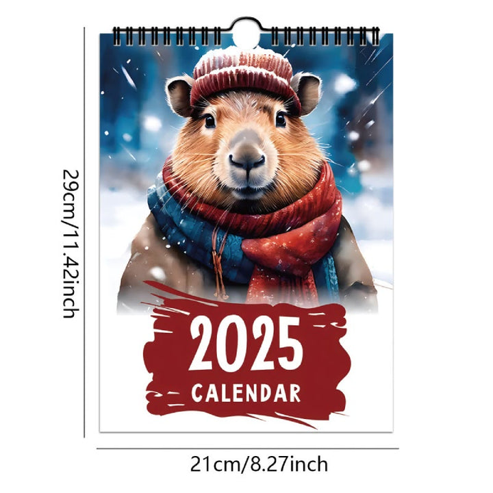 2025 Journey Of The Capybara 12 Months Calendars New Year Gift