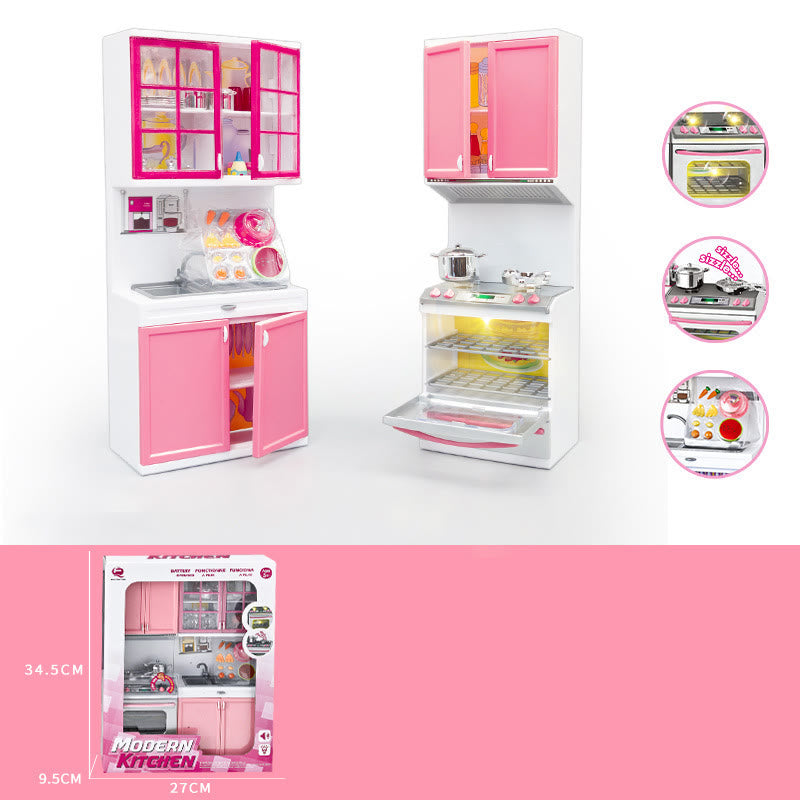 Miniatures Modern Kitchen Set Artificial Playing Toys Set For Kids