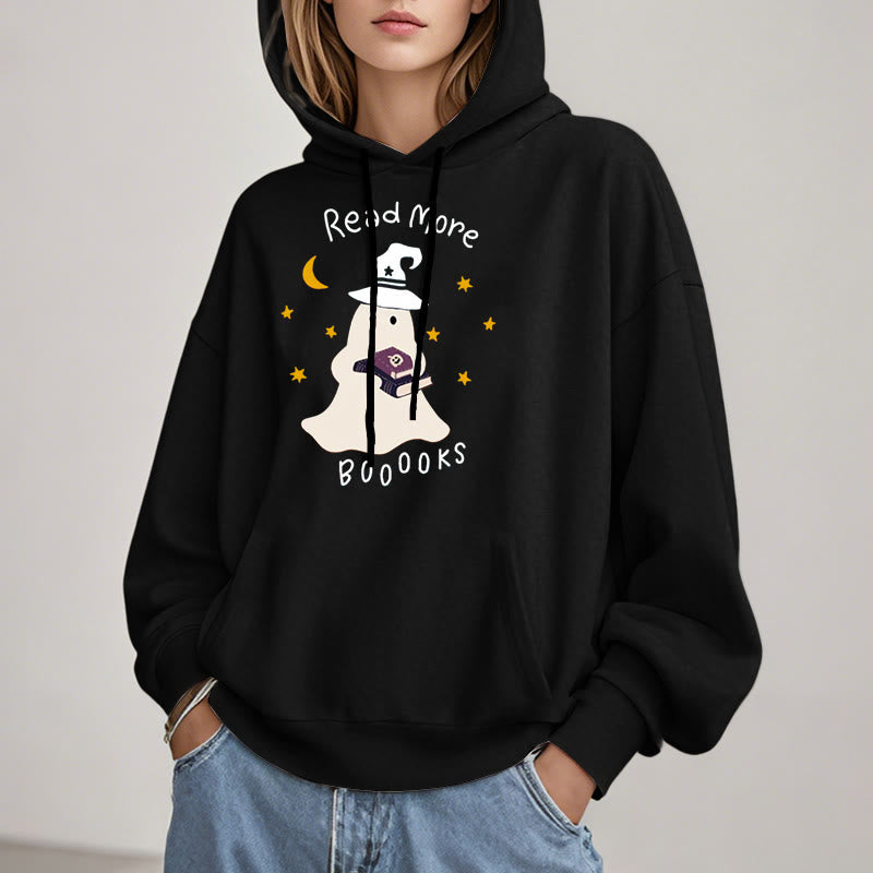 Read More Books Fleece Lined Hoodie Long Sleeves Hoodie