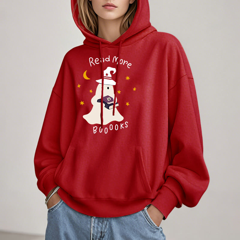 Read More Books Fleece Lined Hoodie Long Sleeves Hoodie