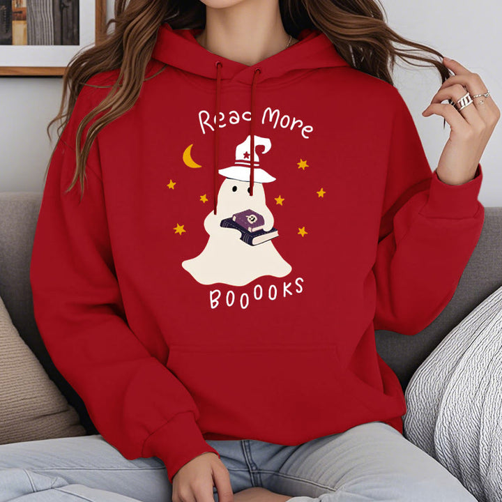 Read More Books Fleece Lined Hoodie Long Sleeves Hoodie