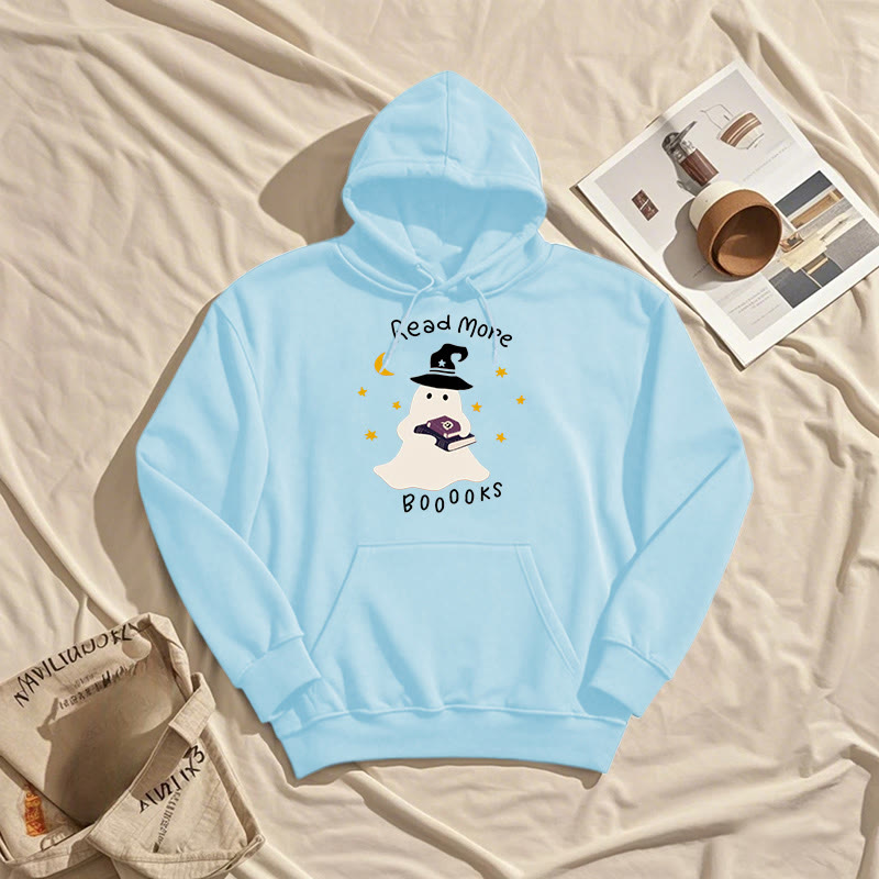 Read More Books Fleece Lined Hoodie Long Sleeves Hoodie