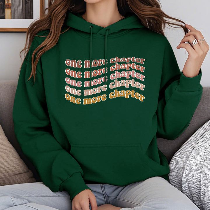 One More Chapter Fleece Lined Hoodie Long Sleeves Hoodie