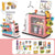 71pcs Artificial Snack Bar With Sound Effects Miniature Fast Food Truck Set