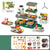 71pcs Artificial Snack Bar With Sound Effects Miniature Fast Food Truck Set