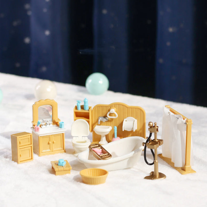 Miniatures home furniture Set Artificial Playing Toys Set For Kids