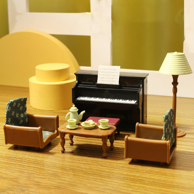 Miniatures home furniture Set Artificial Playing Toys Set For Kids