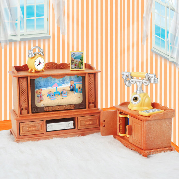 Miniatures Home Living Room Set Artificial Playing Toys Set For Dollhouse