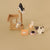 Miniatures Cat Carrier Artificial Cute Kitten Dollhouse Ornaments