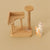 Miniatures Cat Carrier Artificial Cute Kitten Dollhouse Ornaments