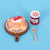 Miniatures Bread And Jam Tray Set Artificial Mini Food Set For Dollhouse