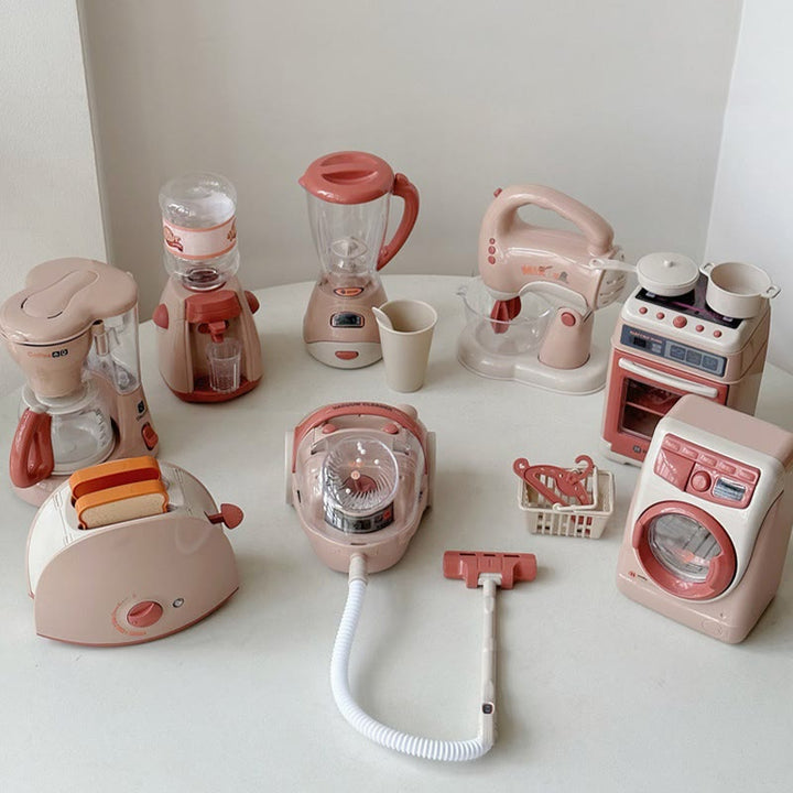 Miniatures Appliance Set Artificial Mini Toys For Dollhouse Kitchen