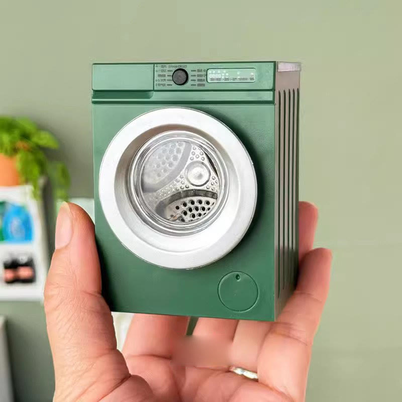 Miniatures Washing Machine Rotable Mini Dollhouse Playing Toy For Kids