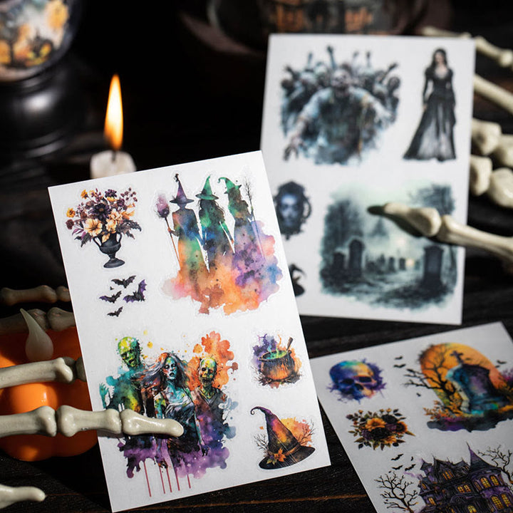 Gothic Siege Series Stickers For Decorative Journaling Crafts