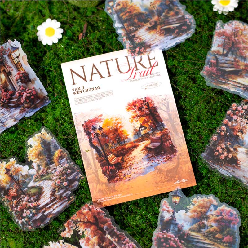 Nature Trail Series Stickers For Decorative Journaling Crafts