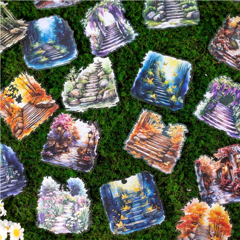 Nature Trail Series Stickers For Decorative Journaling Crafts