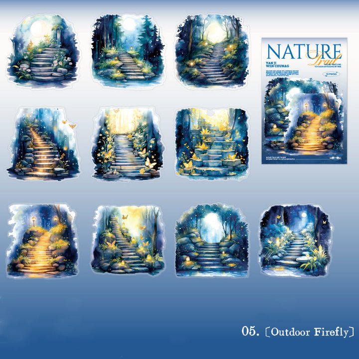 Nature Trail Series Stickers For Decorative Journaling Crafts