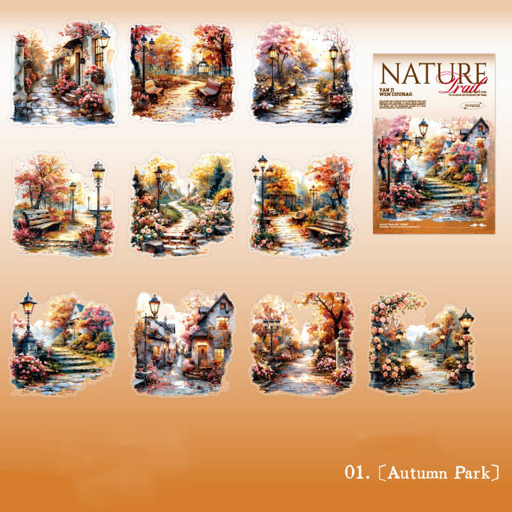 Nature Trail Series Stickers For Decorative Journaling Crafts