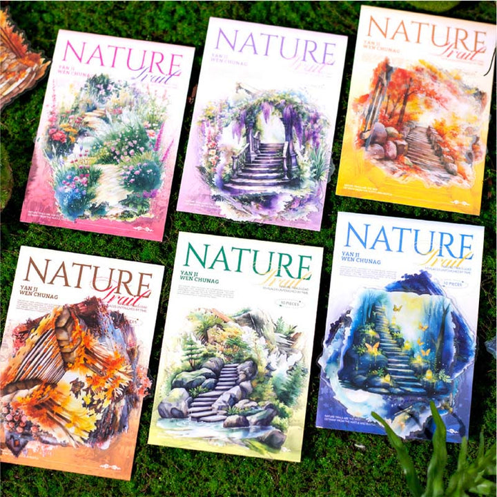 Nature Trail Series Stickers For Decorative Journaling Crafts