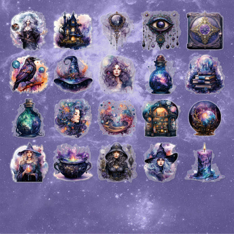 Magic Fantasy Series Stickers For Decorative Journaling Crafts