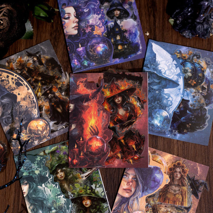 Magic Fantasy Series Stickers For Decorative Journaling Crafts