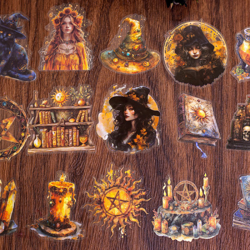 Magic Fantasy Series Stickers For Decorative Journaling Crafts