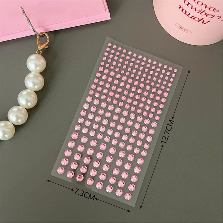 Rhinestone Pearl Decorative Stickers For Decorative Journaling Crafts