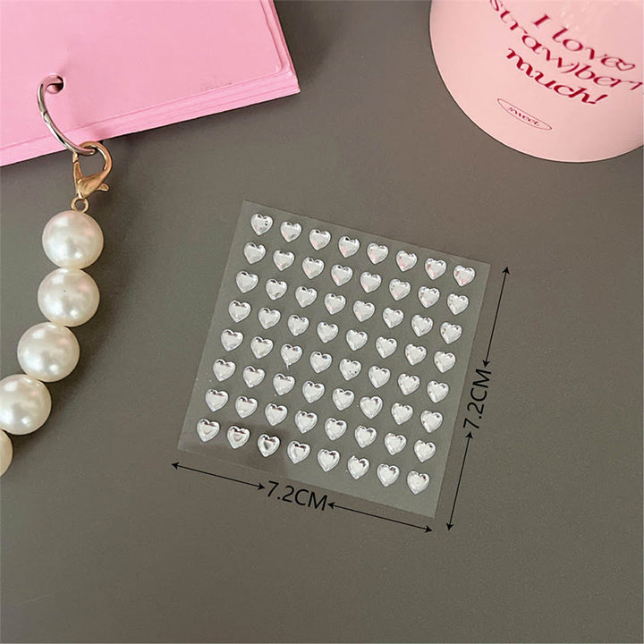 Rhinestone Pearl Decorative Stickers For Decorative Journaling Crafts