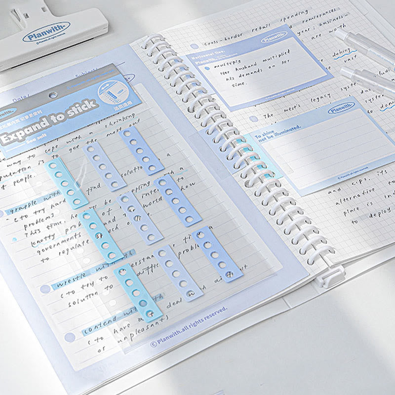 Punch Free Lossless Note Expansion Loose Leaf Sticky Index Notes